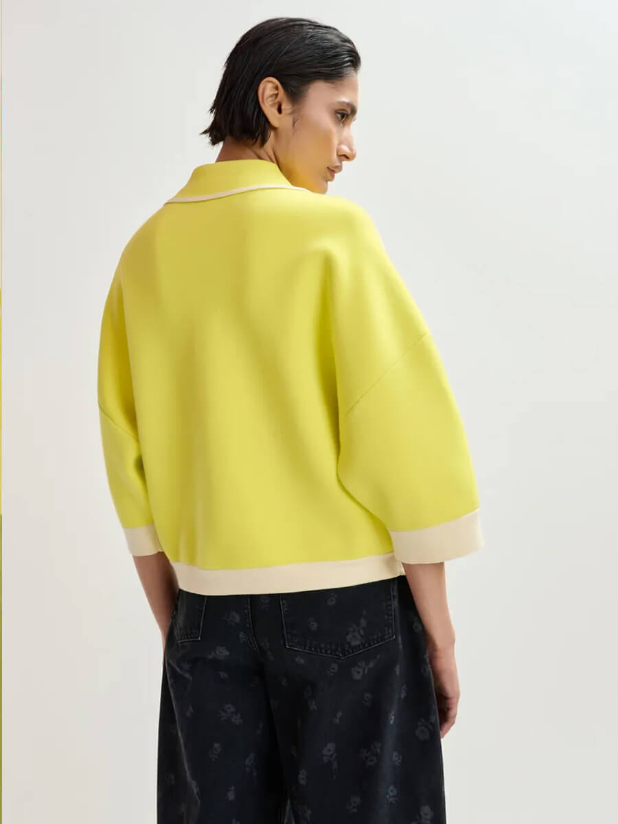 Essentiel Antwerp Jugly Cardigan - Yellow