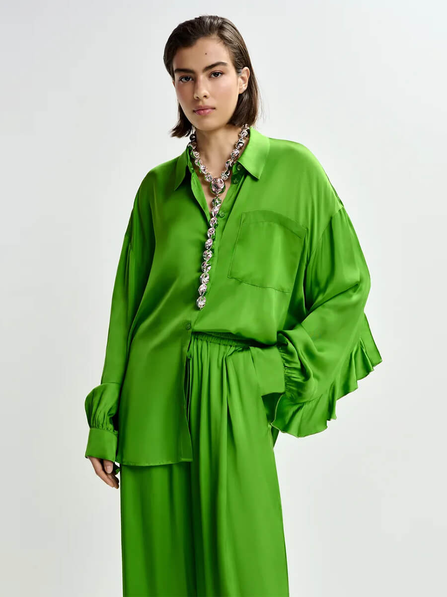 Essentiel Antwerp Judith Shirt - Green