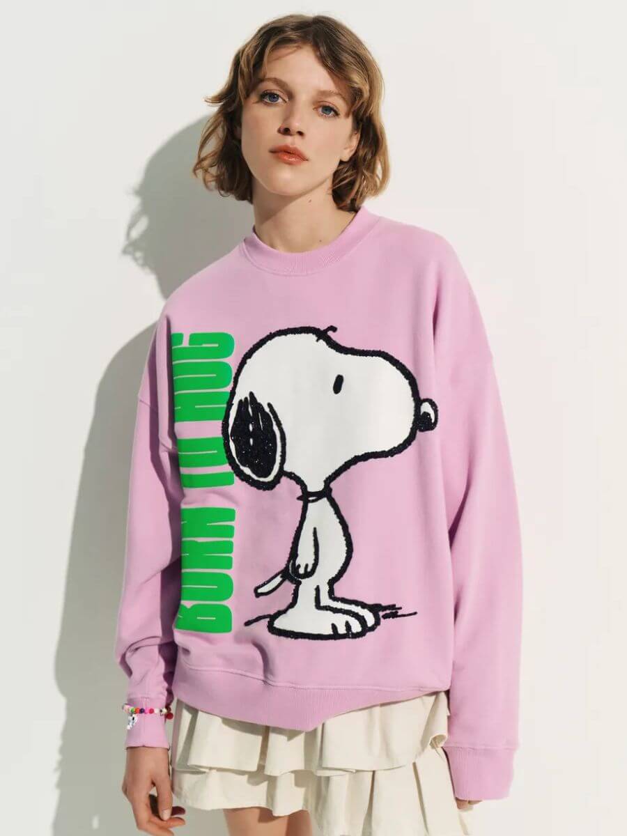 Essentiel Antwerp Jumbrella Sweatshirt - Violette