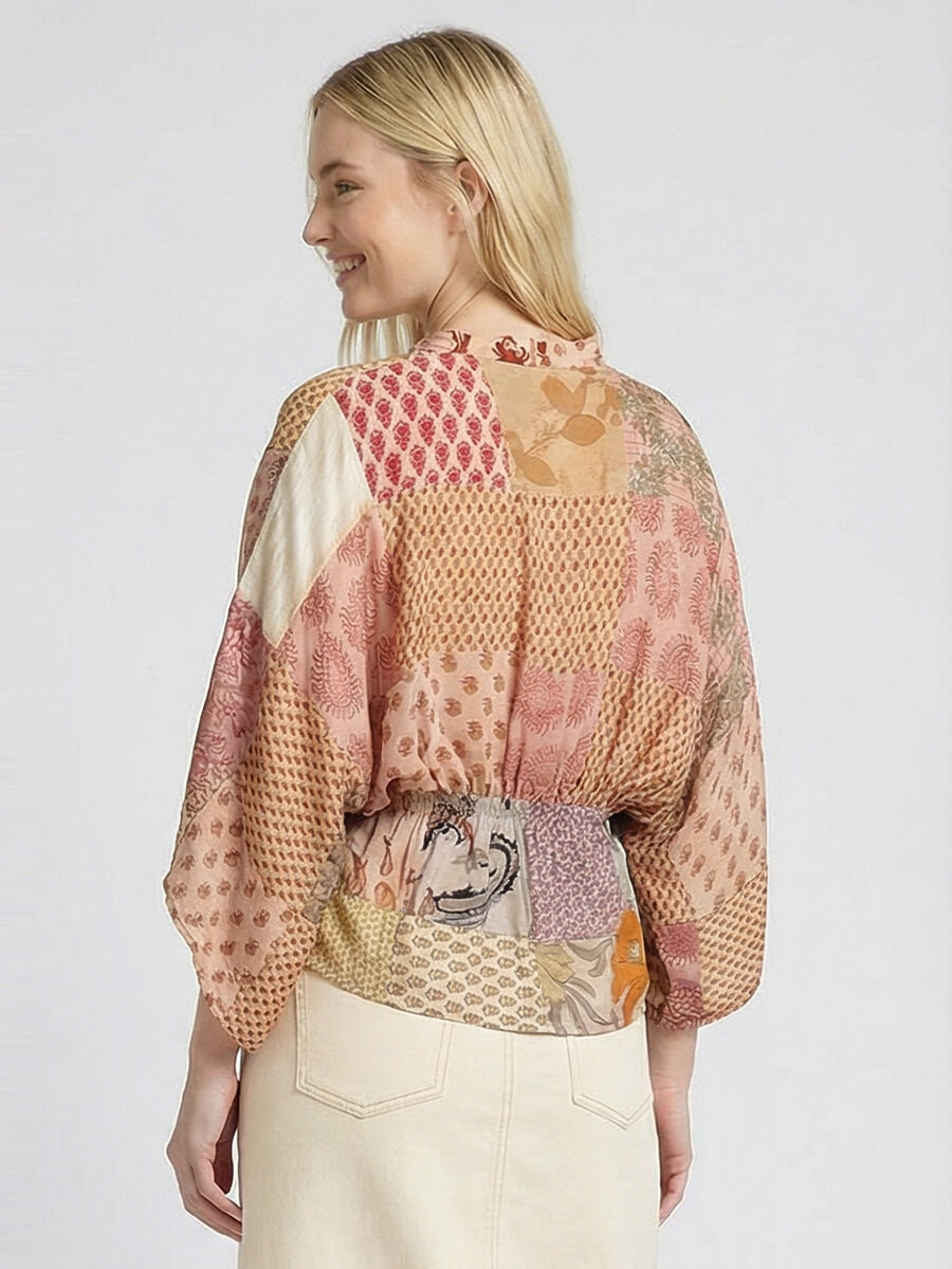 SISSEL EDELBO
Juno Silk Patchwork Top - No.47