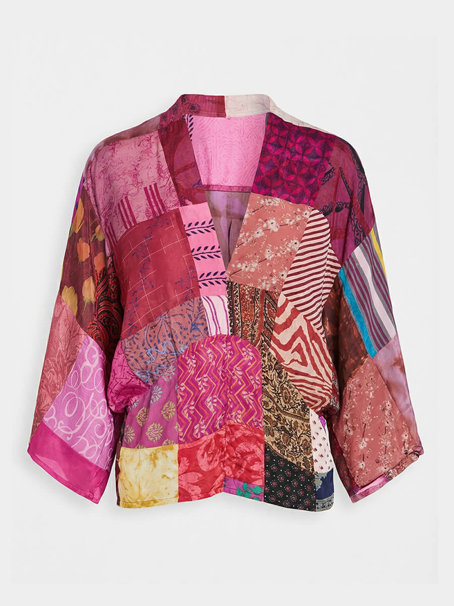 SISSEL EDELBO
Juno Silk Patchwork Top - No.52