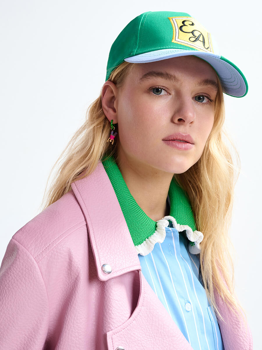 Essentiel Antwerp Jup Fitted Perfecto Jacket - Pinky Sugar