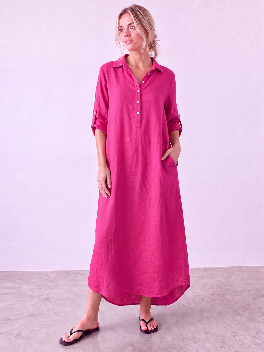 CABANA LIVING
Erantis Kaftan Dress - Azzurro
