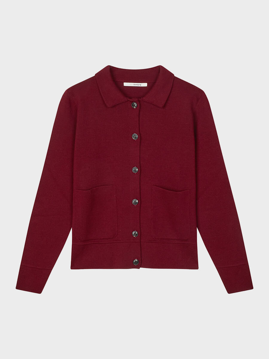 Kaja Cardigan - Burgundy