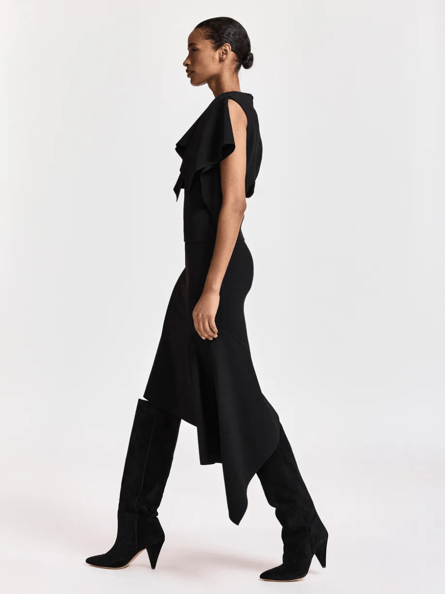 Essentiel Antwerp - Kap Knitted Skirt -Black