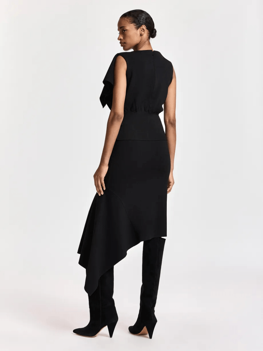 Essentiel Antwerp - Kap Knitted Skirt -Black