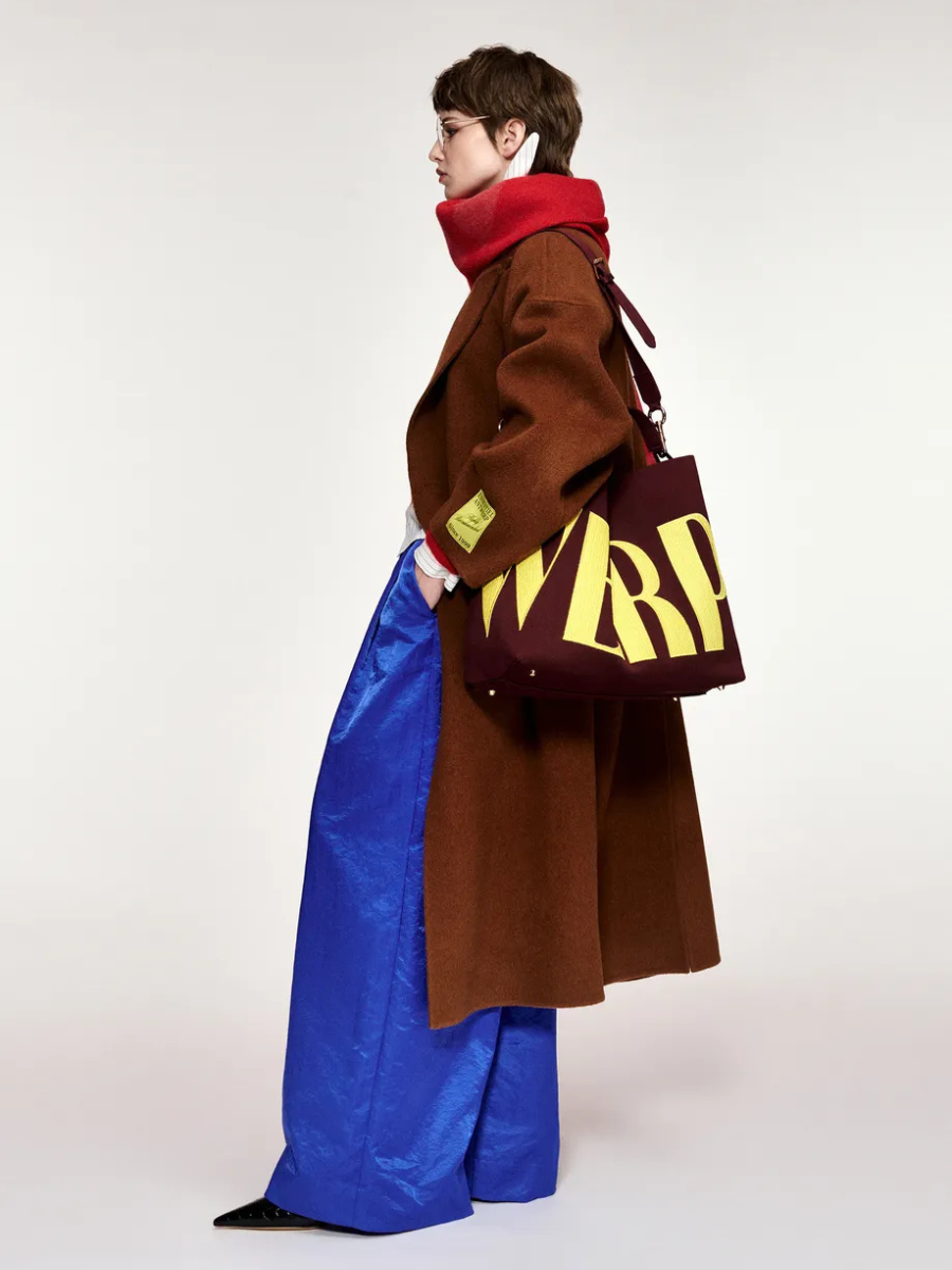 Essentiel Antwerp Karoll Knitted Bag - Cigar Lounge