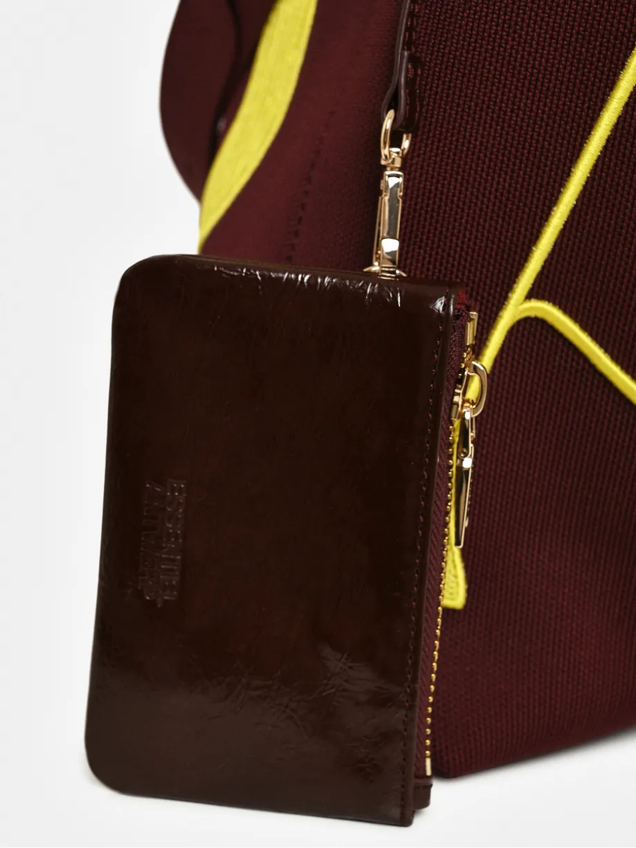 Essentiel Antwerp Karoll Knitted Bag - Cigar Lounge