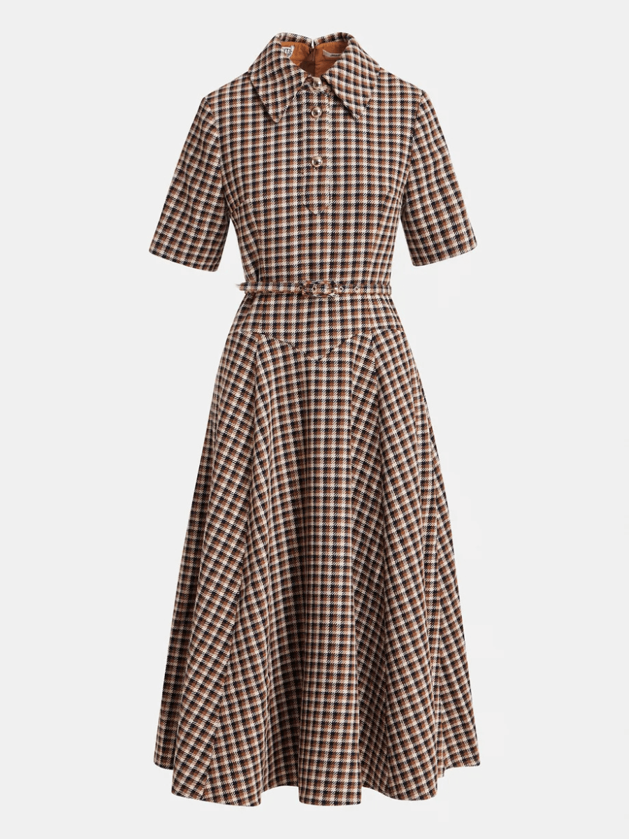 Essentiel Antwerp Kin Shirt Dress - Brown Sugar