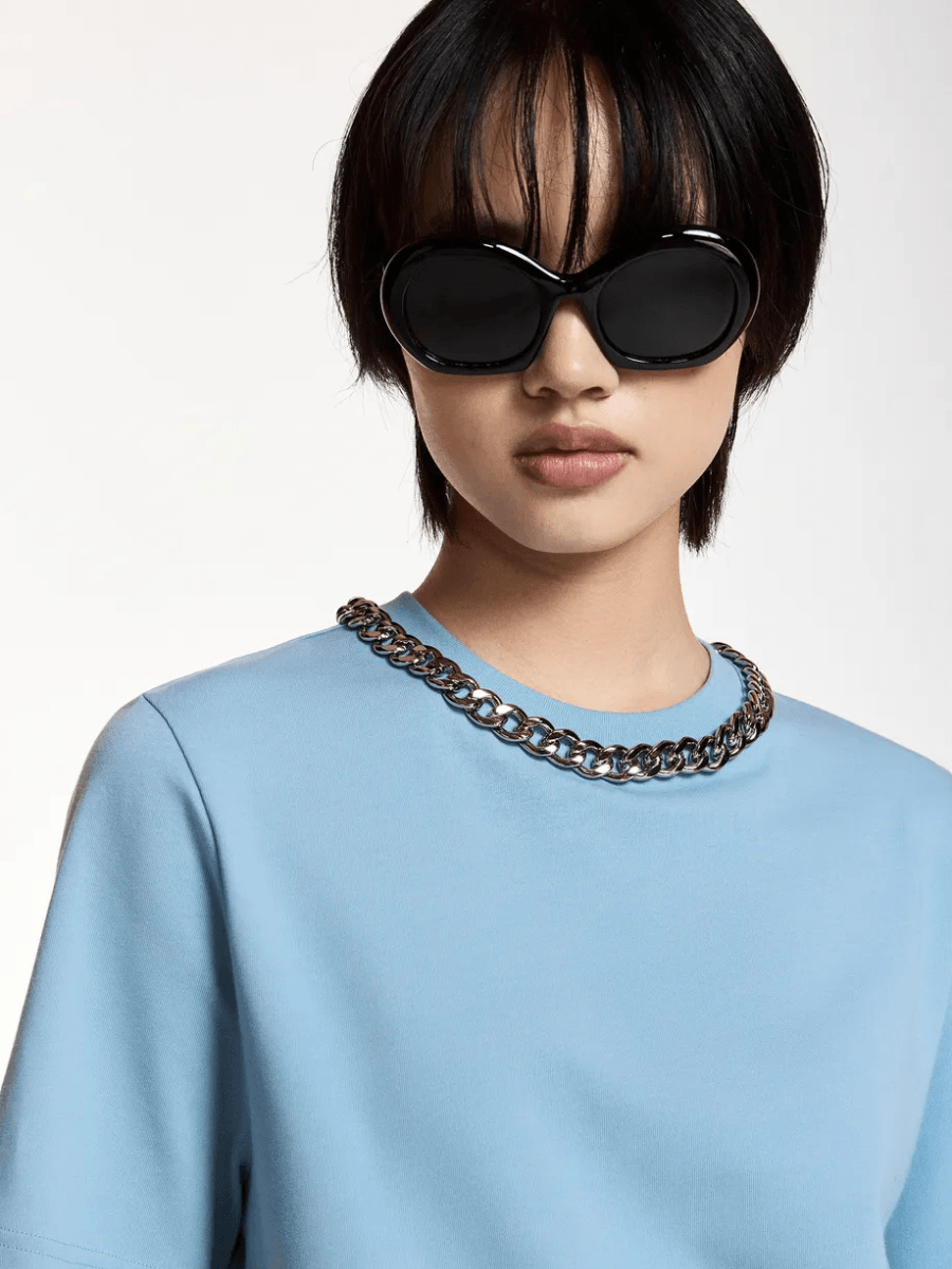 Essentiel Antwerp Klaim T-shirt - Azure Affair