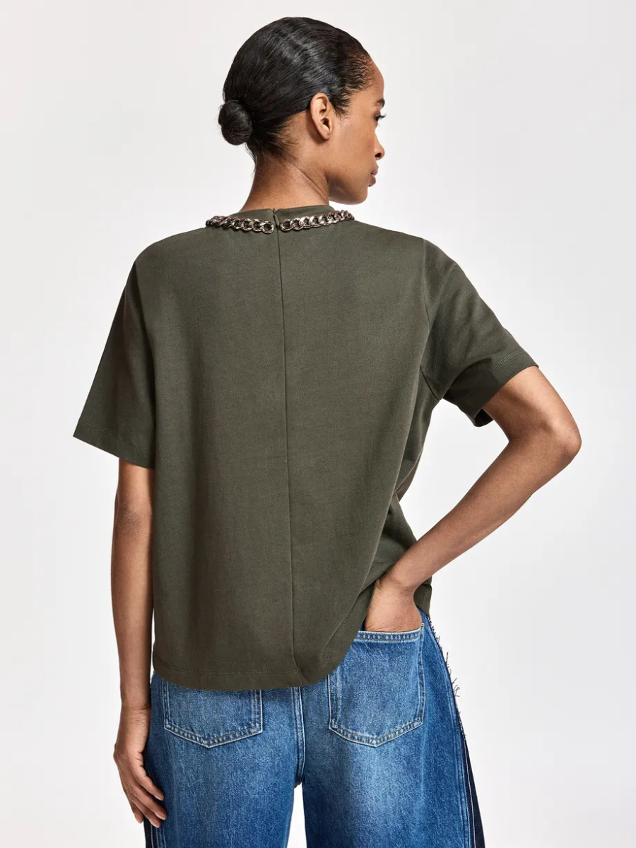 Essentiel Antwerp Klaim T-shirt - Dusty Green