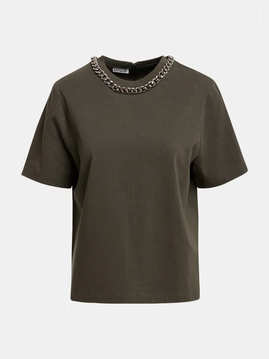 Essentiel Antwerp Klaim T-shirt - Dusty Green
