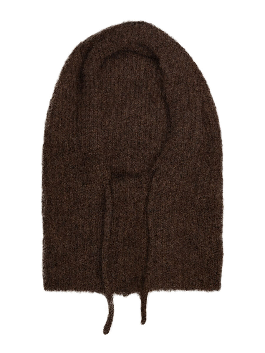 Milu Knitted Balaclava - Brown