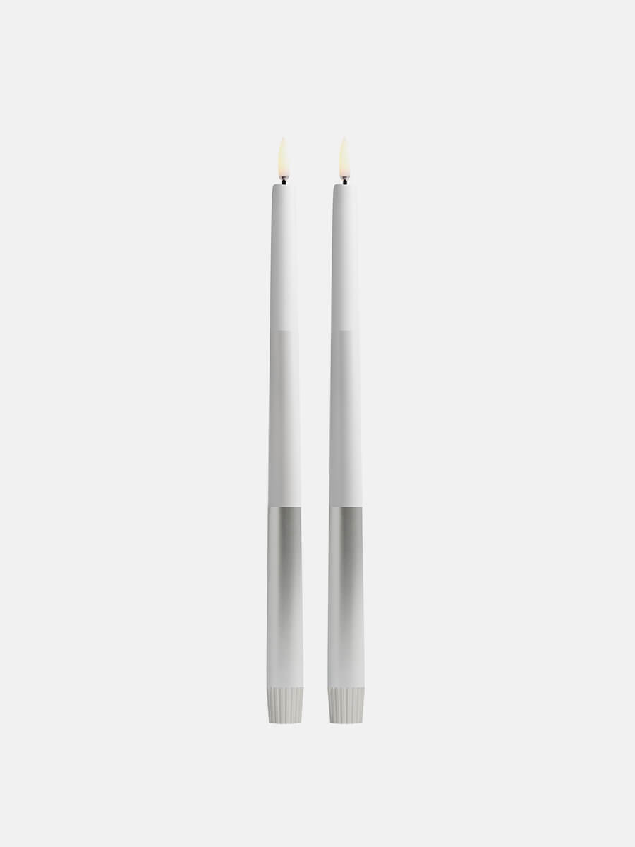 Uyuni Lighting
LED Taper Candle 2pk 2.3x32 - Striped Pearl Finish
