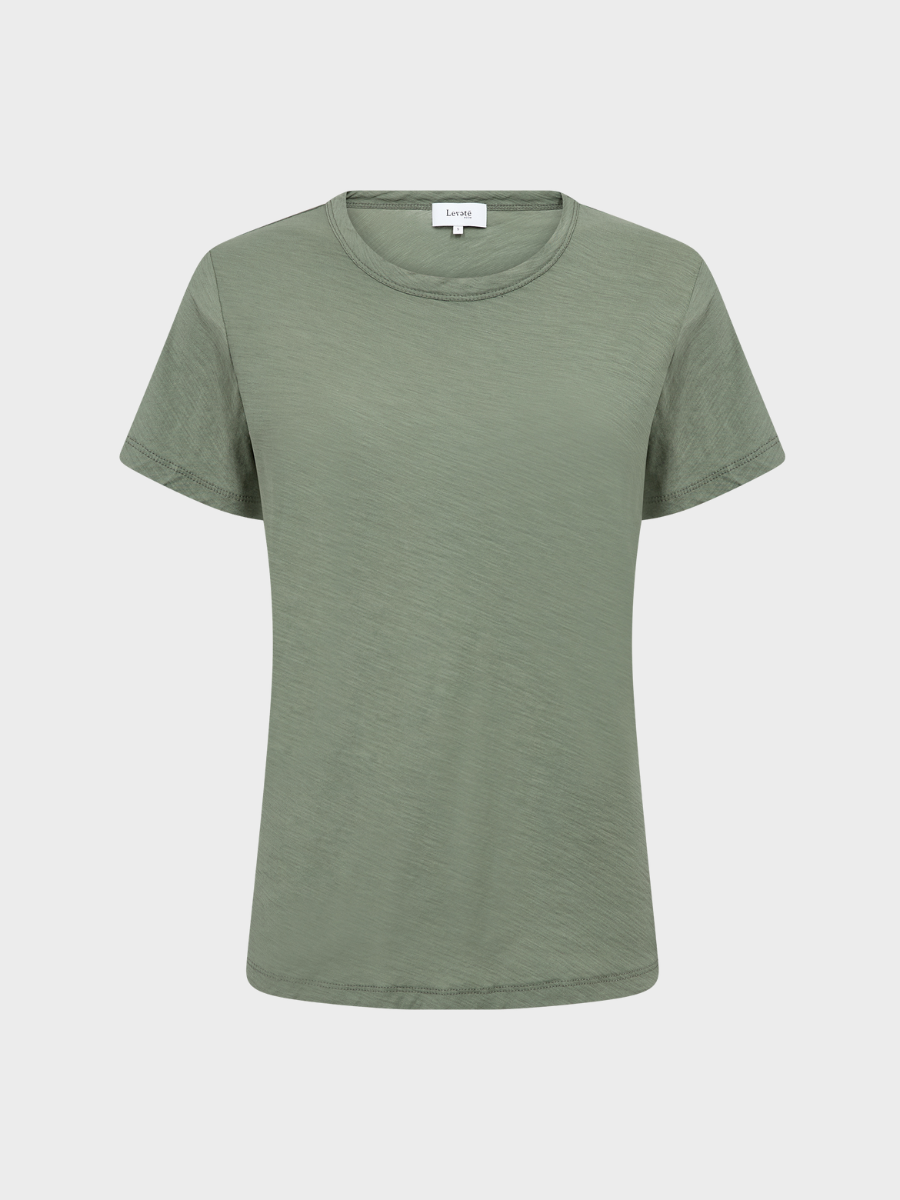 Levete Room - Any1 Crew Neck T-Shirt - Laurel
