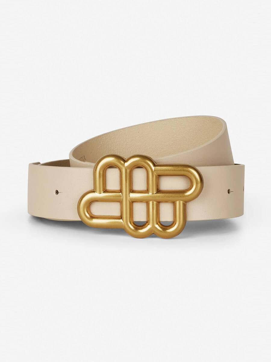 Munthe Latter Belt - Beige 