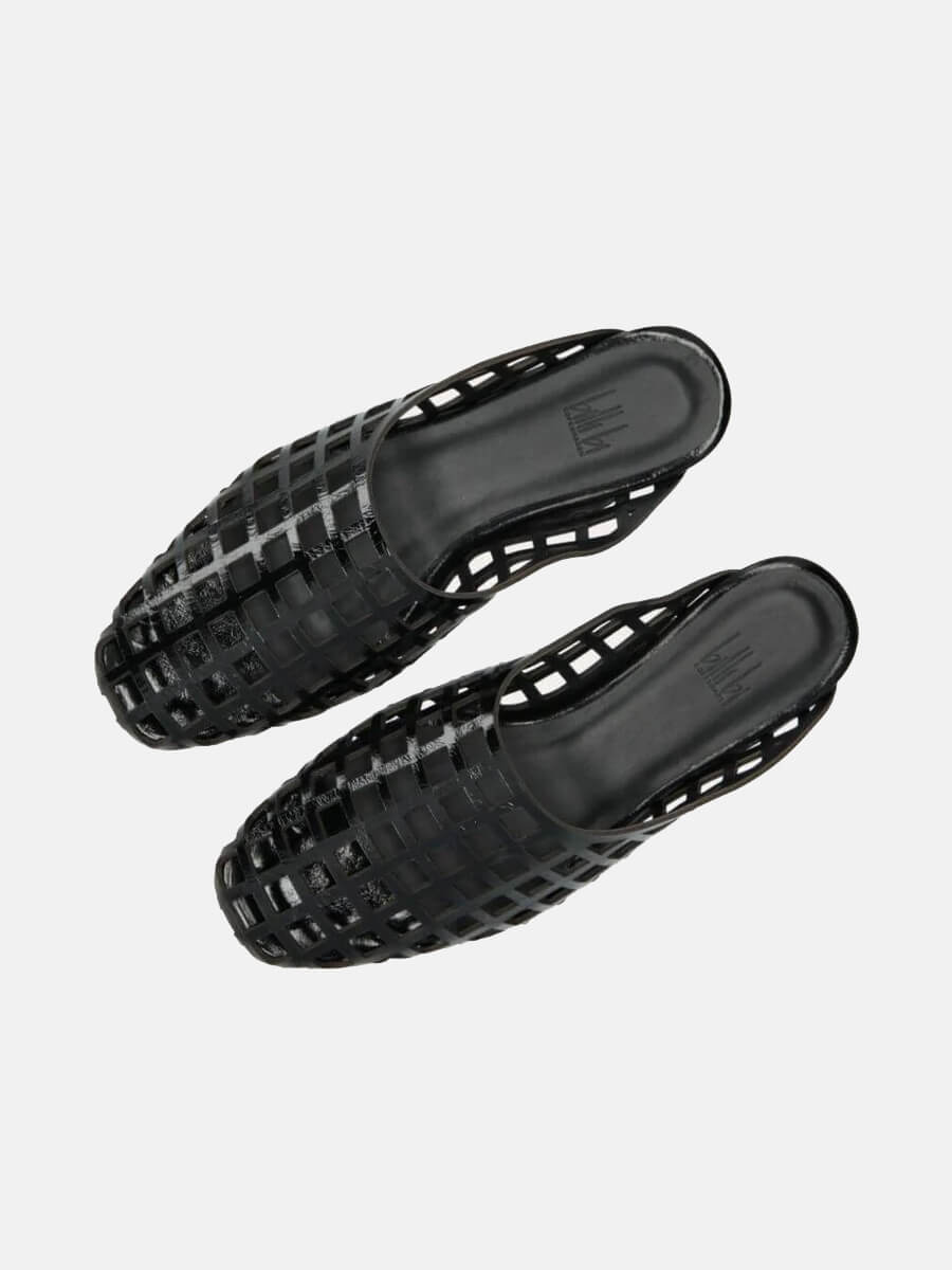 BILLI BI
Lattice Slider - Black Naplack