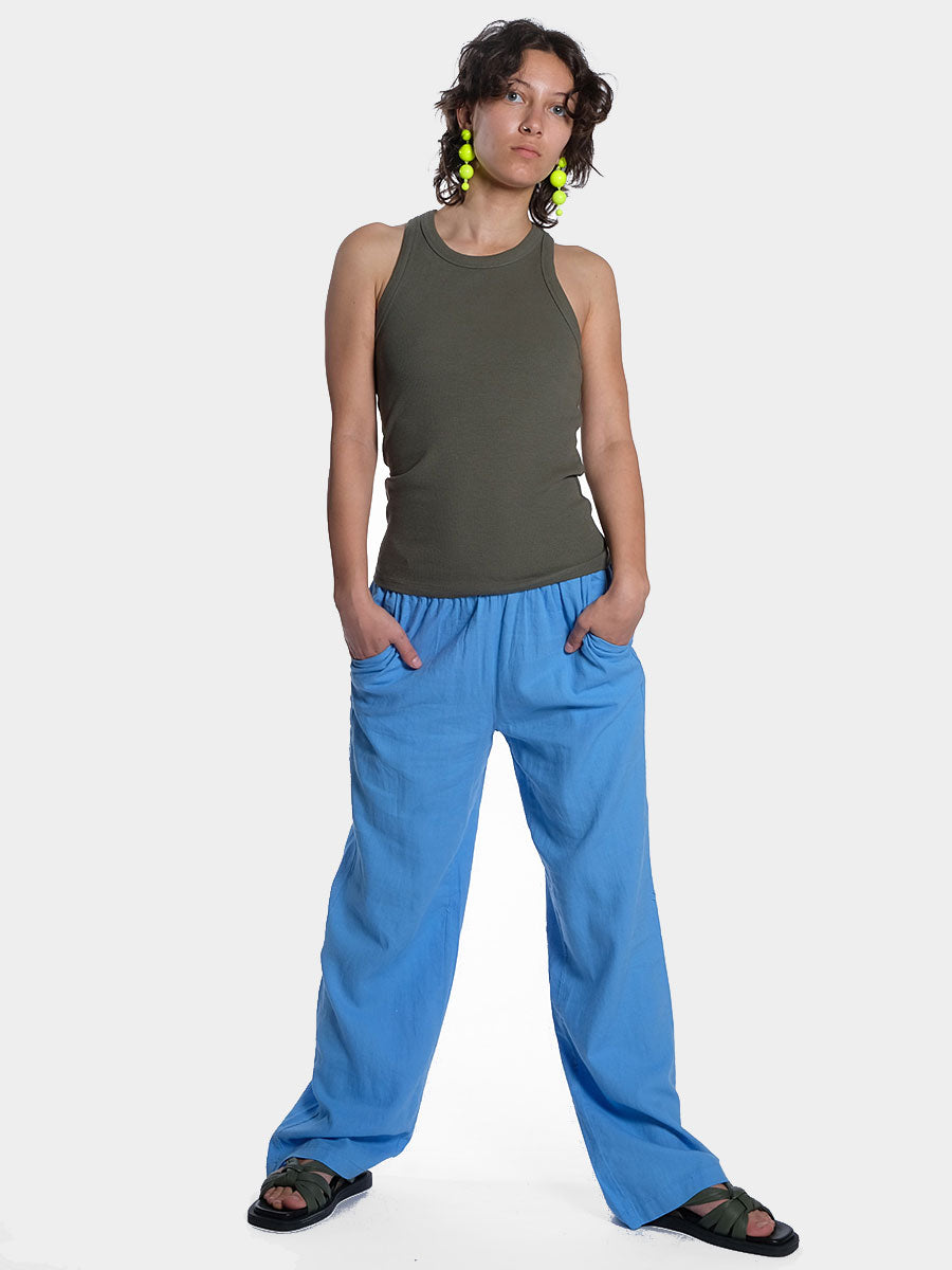 Levete-Room-numbia-1-moss green-naja-7-trousers-aqua