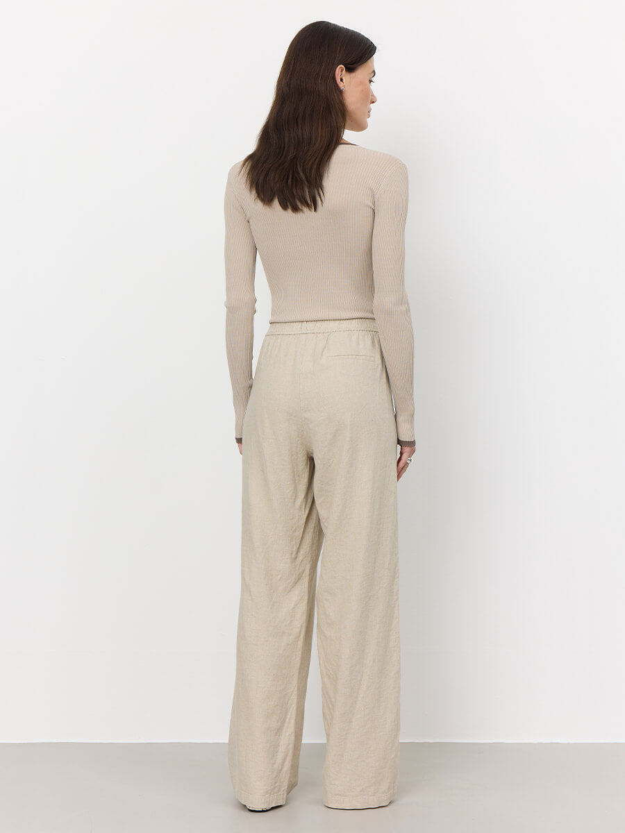 Levete-Room-Naja-7-Linen-Trousers-Island-Beige-Melange