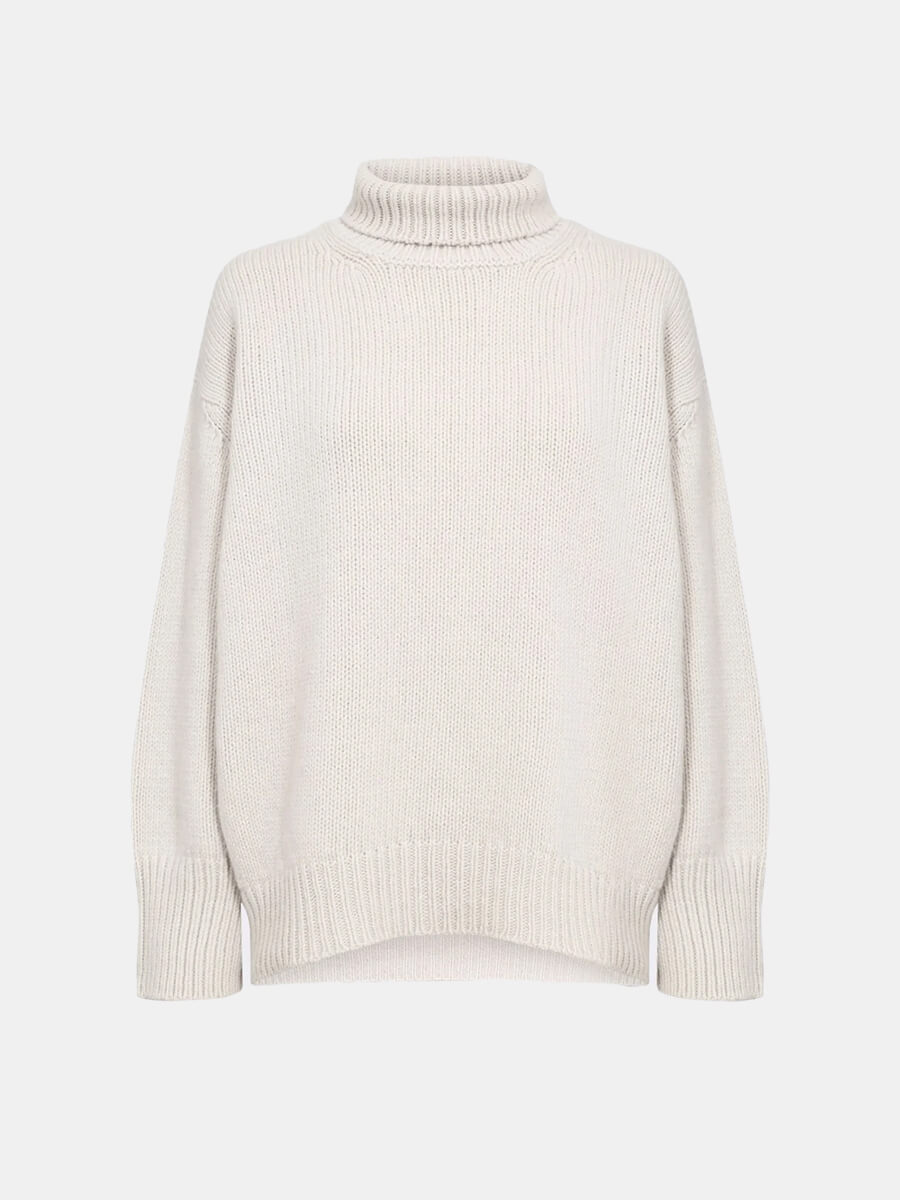 Levete-Room-Perle-3-Rollneck-Jumper - Cream