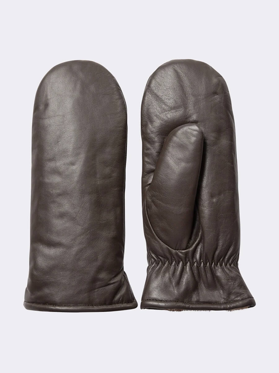 Levete Room Hester 1 Mittens - Dark Brown