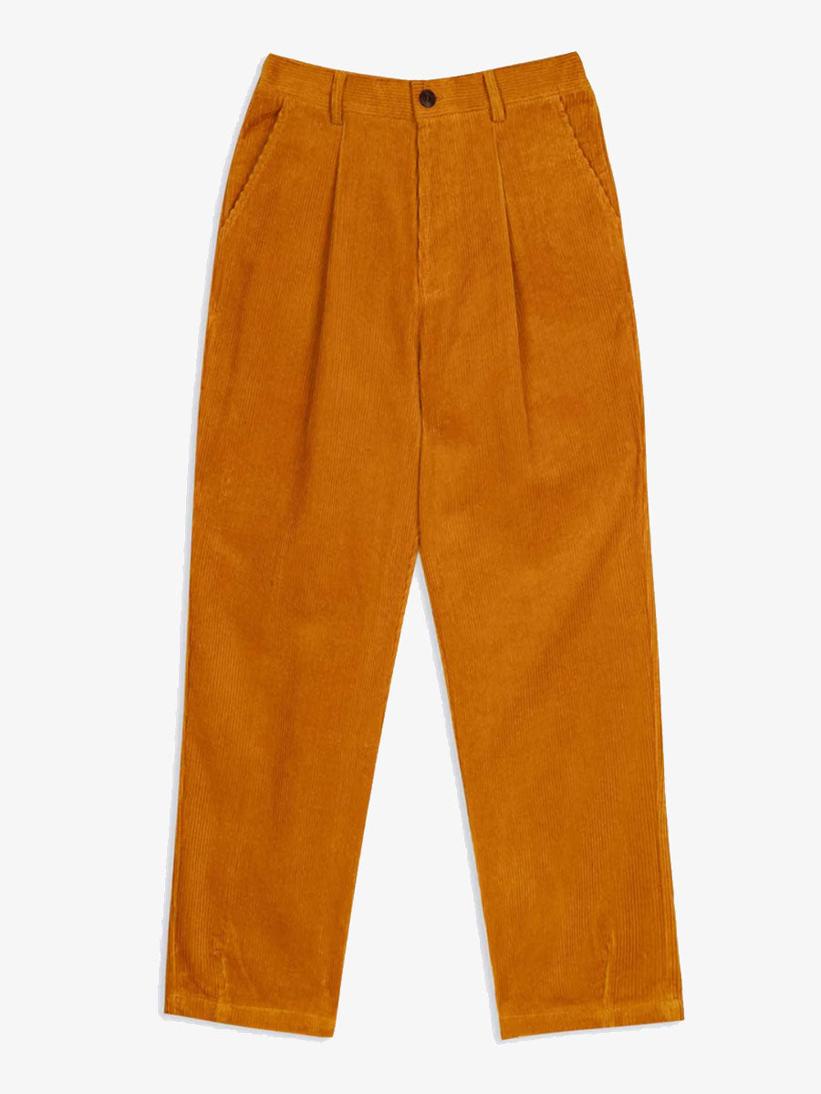 Corduroy Easy Trousers - Gold