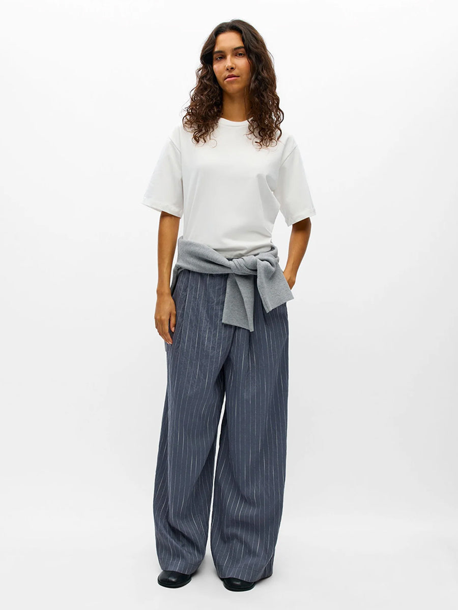 Object - Loy Wide Pants - Gunmetal