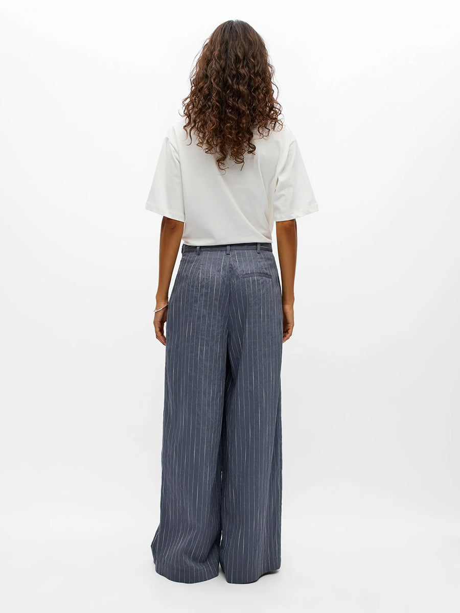 Object - Loy Wide Pants - Gunmetal
