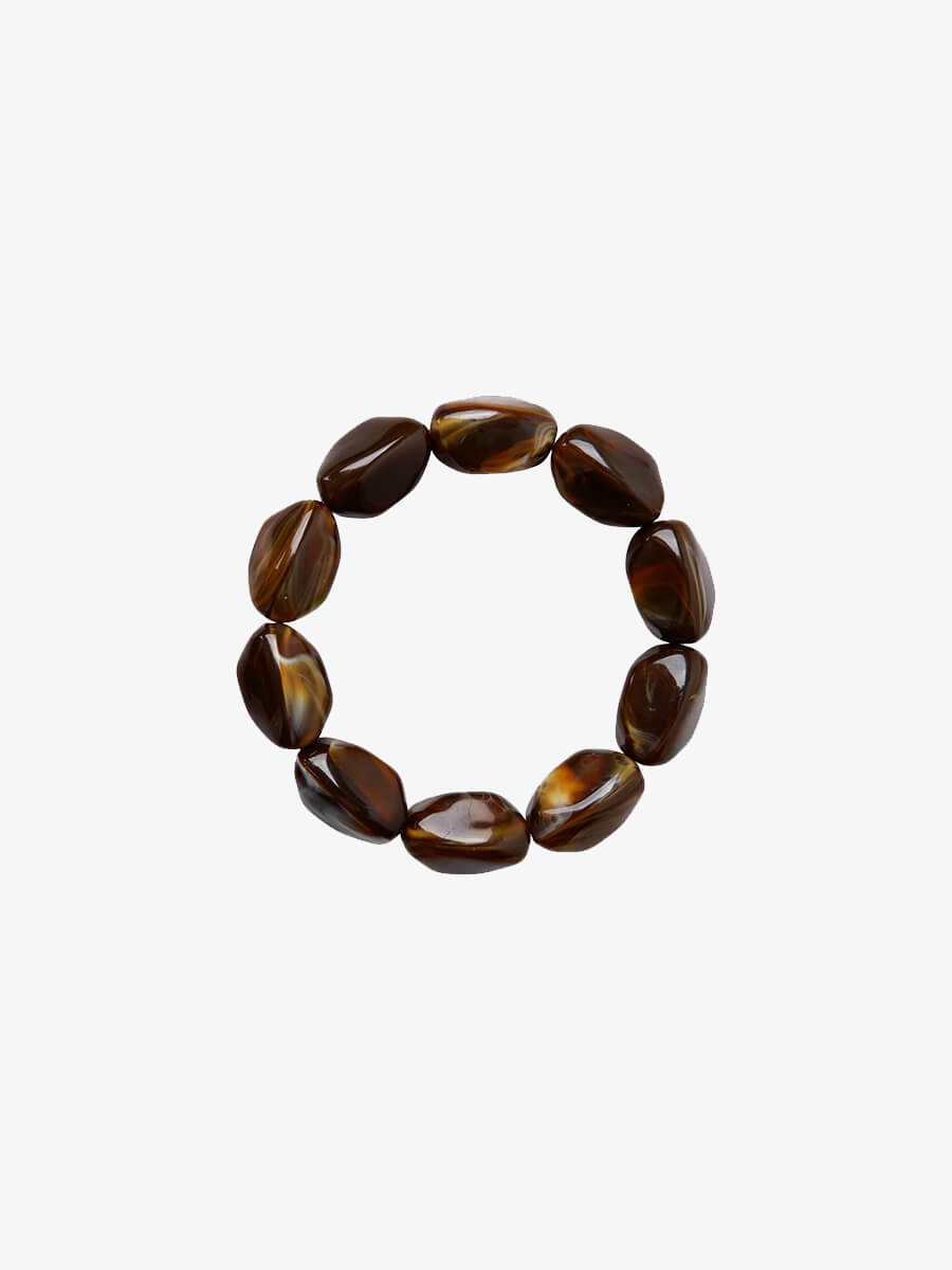Black Colour Lyon Bracelet-brown