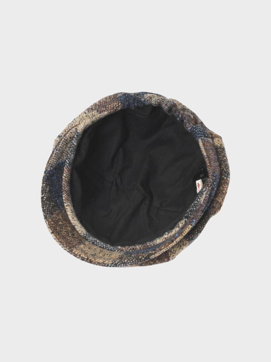 MJM - Barones Virgin Wool Mix Hat - Brown Patch