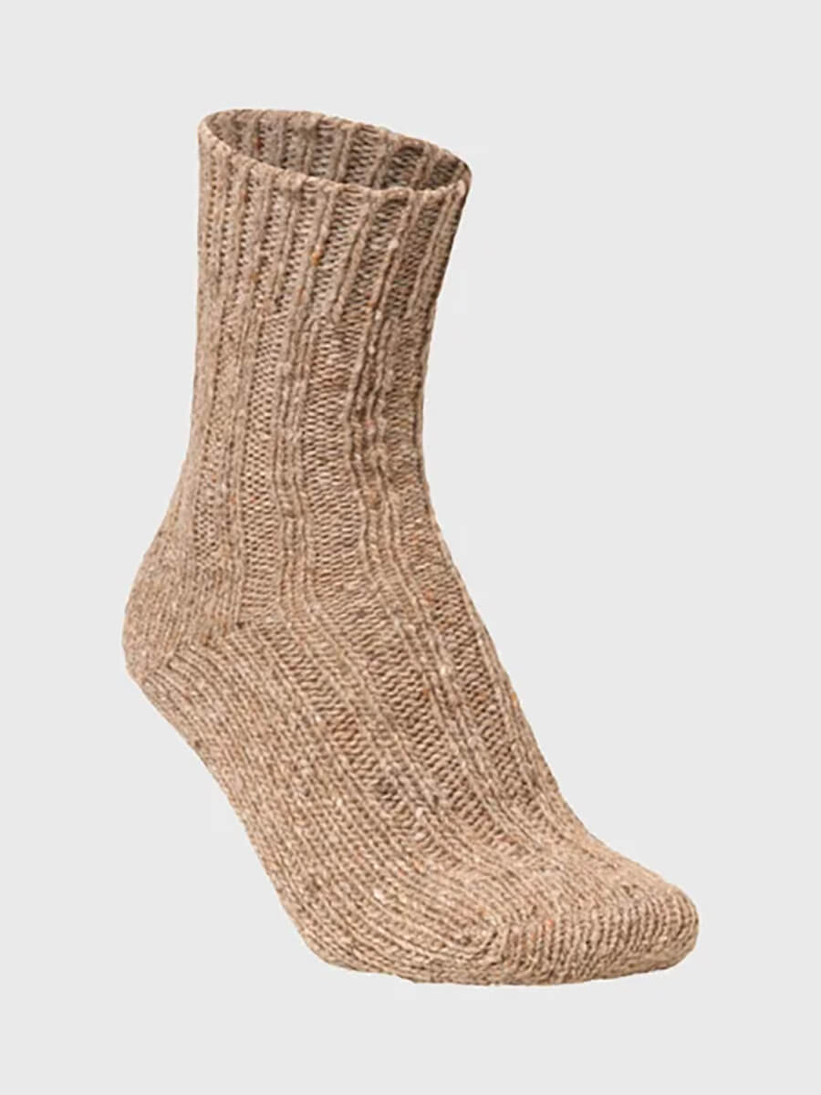 MJM - Wool Mix Socks Rib Soft - Beige