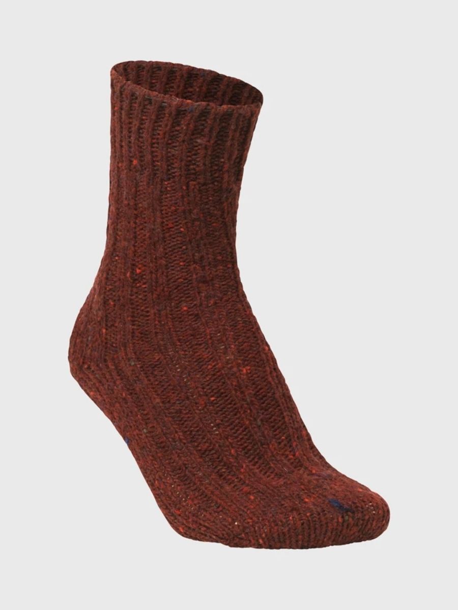 MJM - Wool Mix Socks Rib Soft - Burgundy