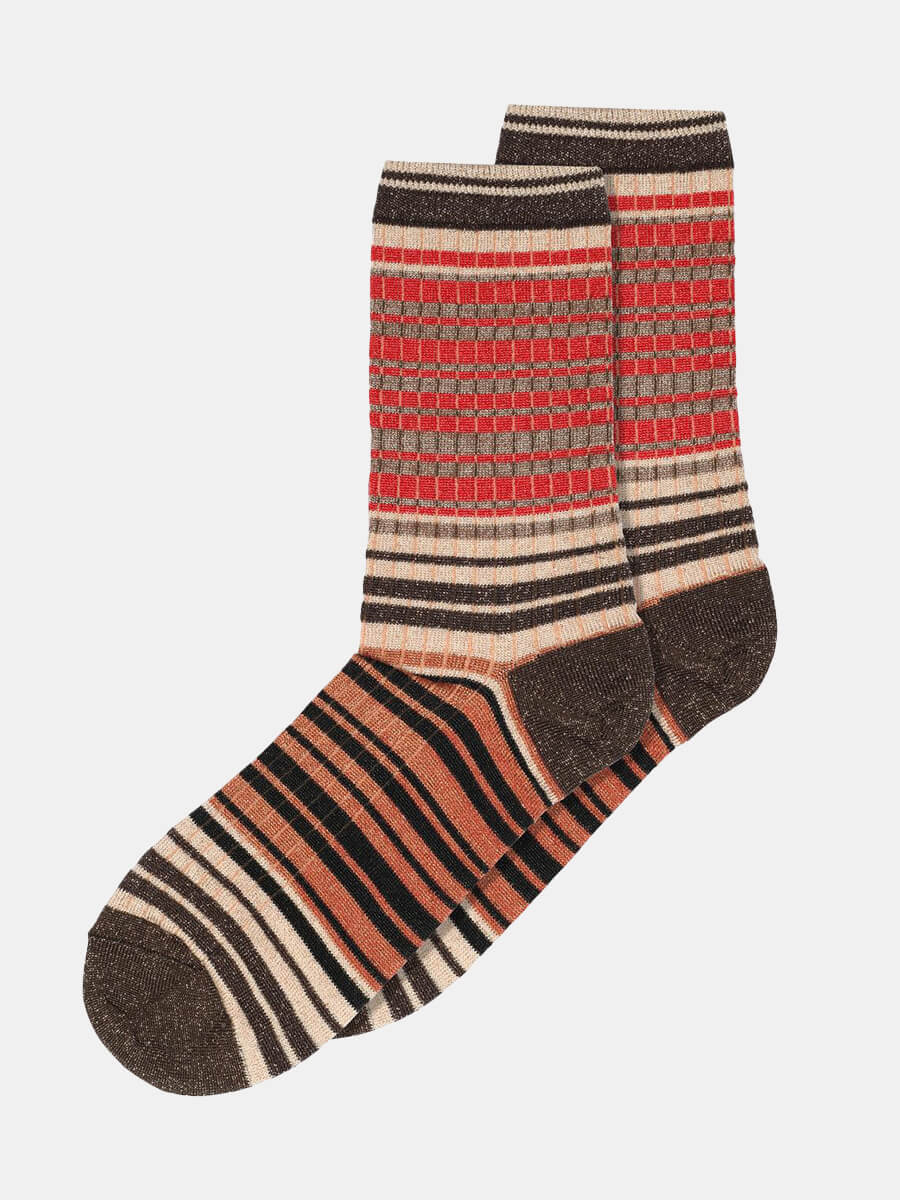 MP-Denmark-Naja-Ankle-Socks-Dark-Brown