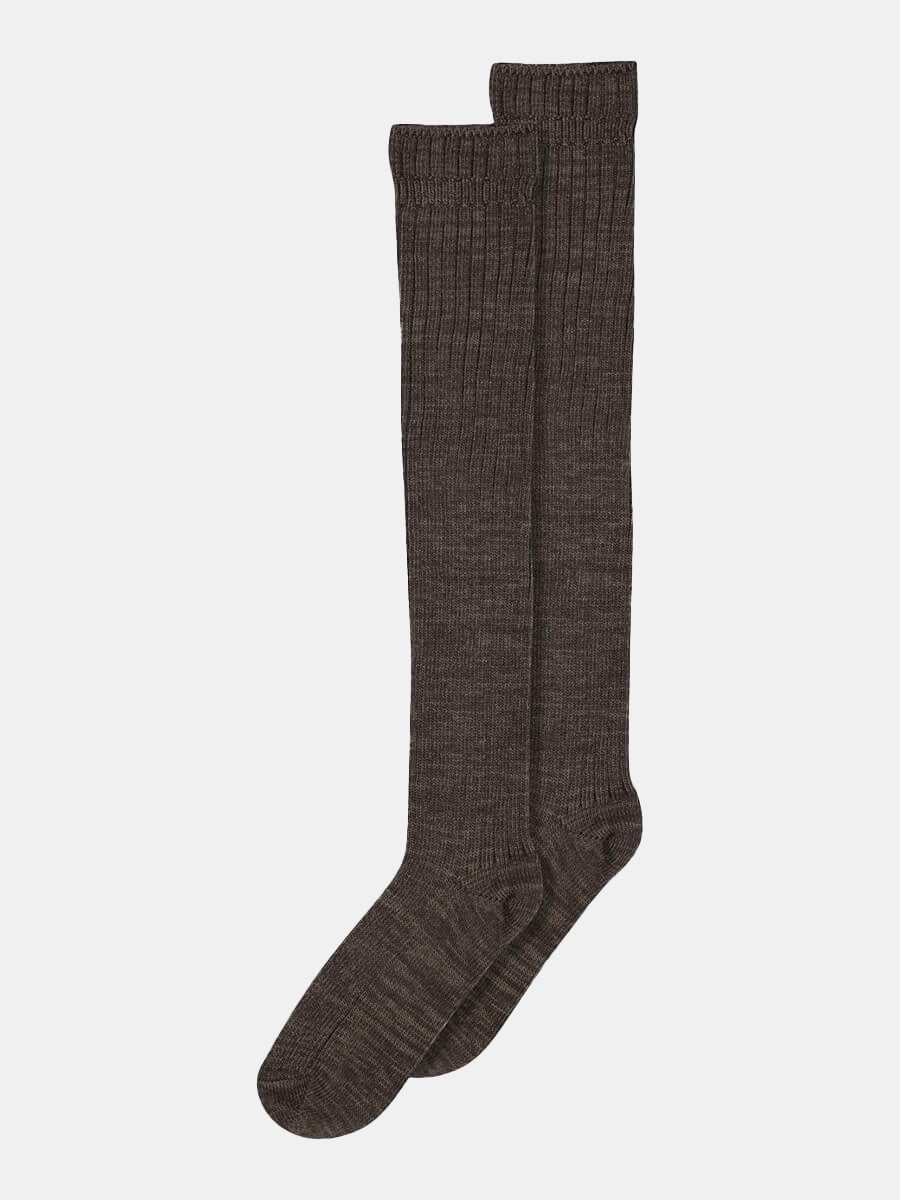 MP Denmark - Megan Knee Socks - Brown Melange