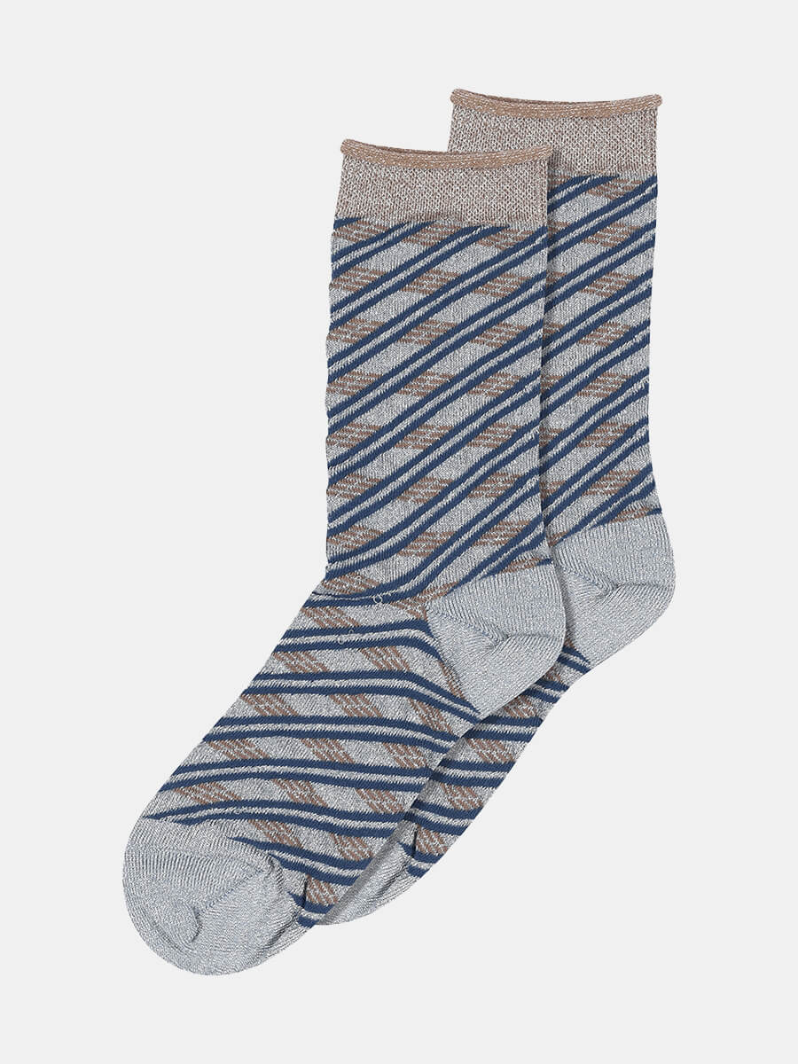 MP Denmark - Mona Ankle Socks - Stone Blue