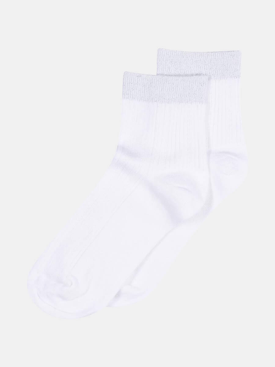 MP Denmark Darya Short Ankle Socks - White