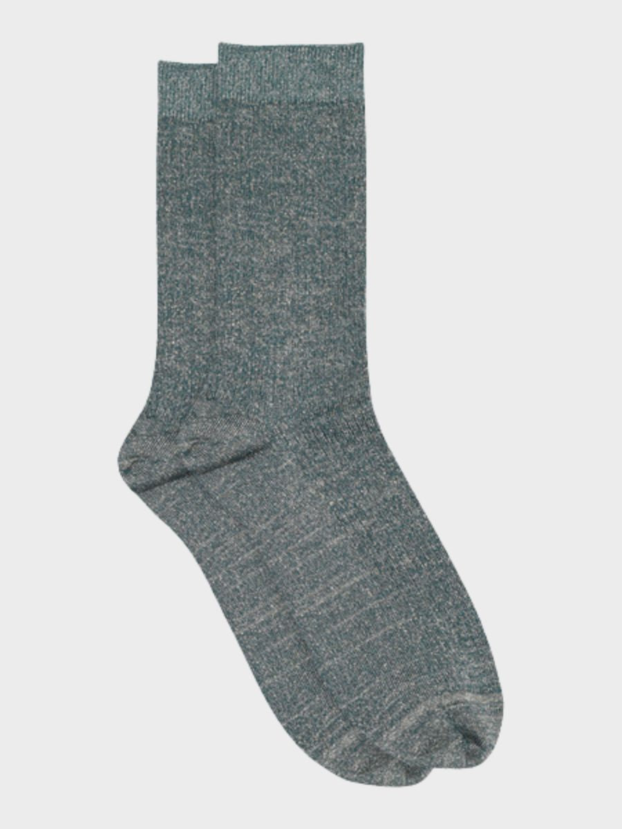 MP Denmark - Lina Glitter Socks - Lava Green