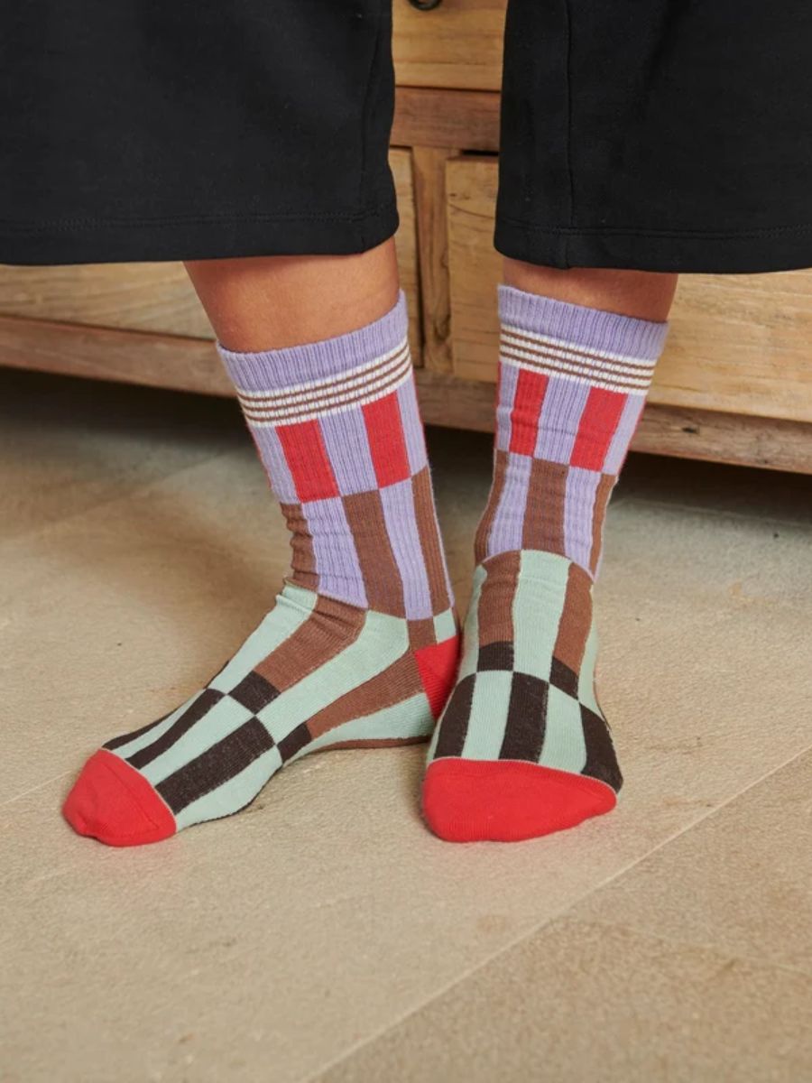 MP Denmark - Mabel Socks - Violet Tulip