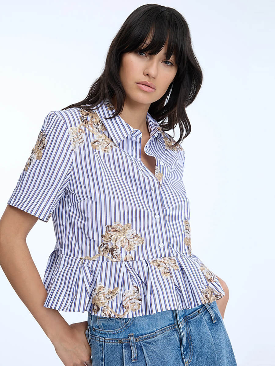 MUNTHE
Nuriana Top - Stripe White