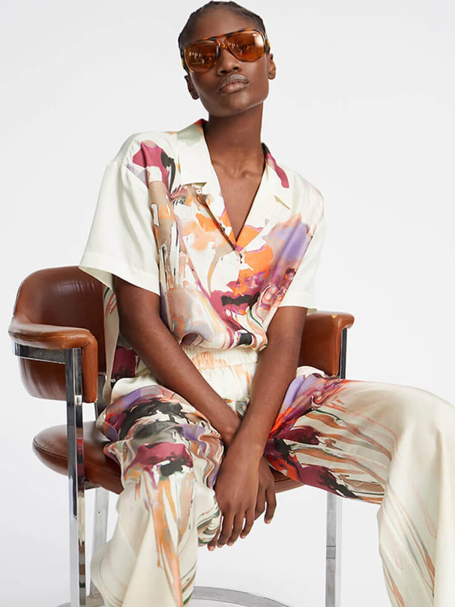 Piane Silk Top