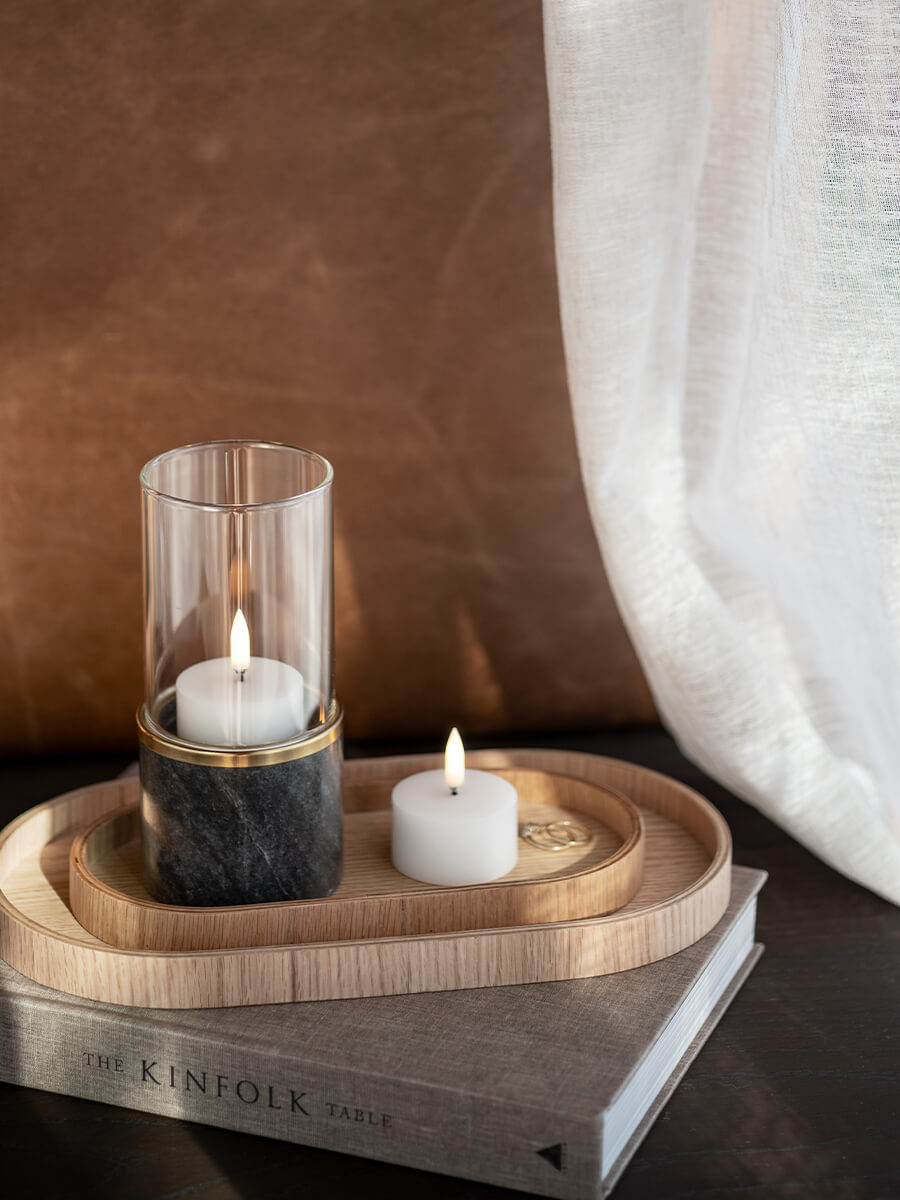 UYUNI LIGHTING 
Marble Lantern - Galaxy Black