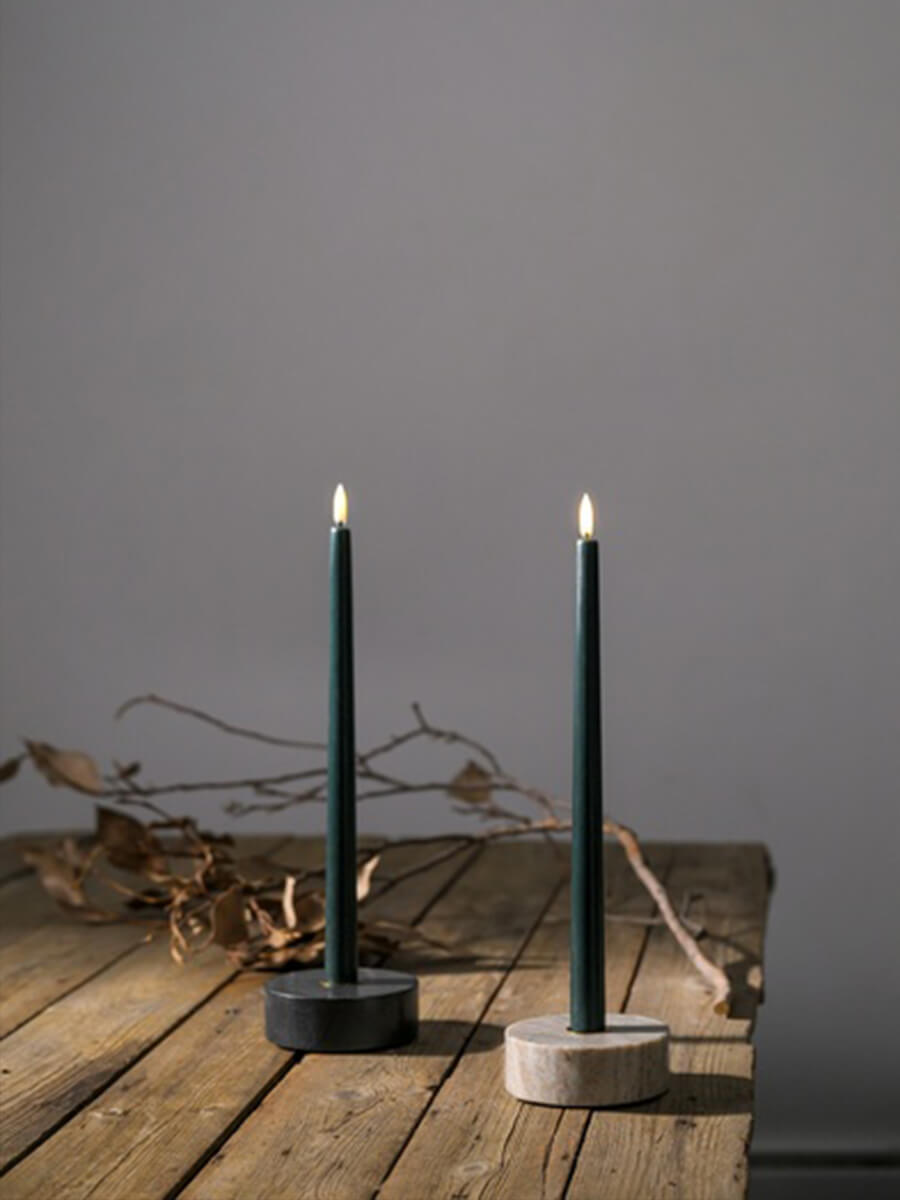 UYUNI LIGHTING
Marble Round Candleholder - Black