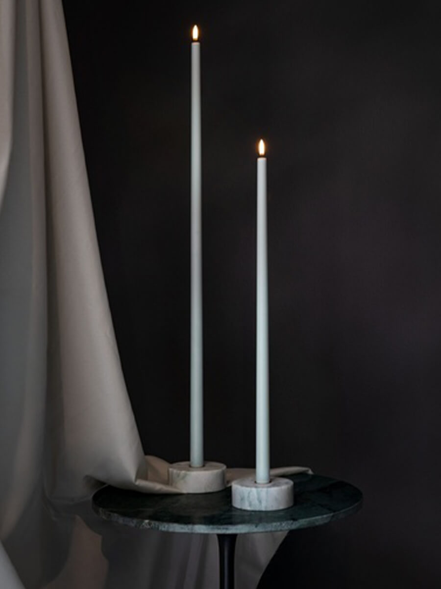 UYUNI LIGHTING
Marble Round Candleholder - Light Green