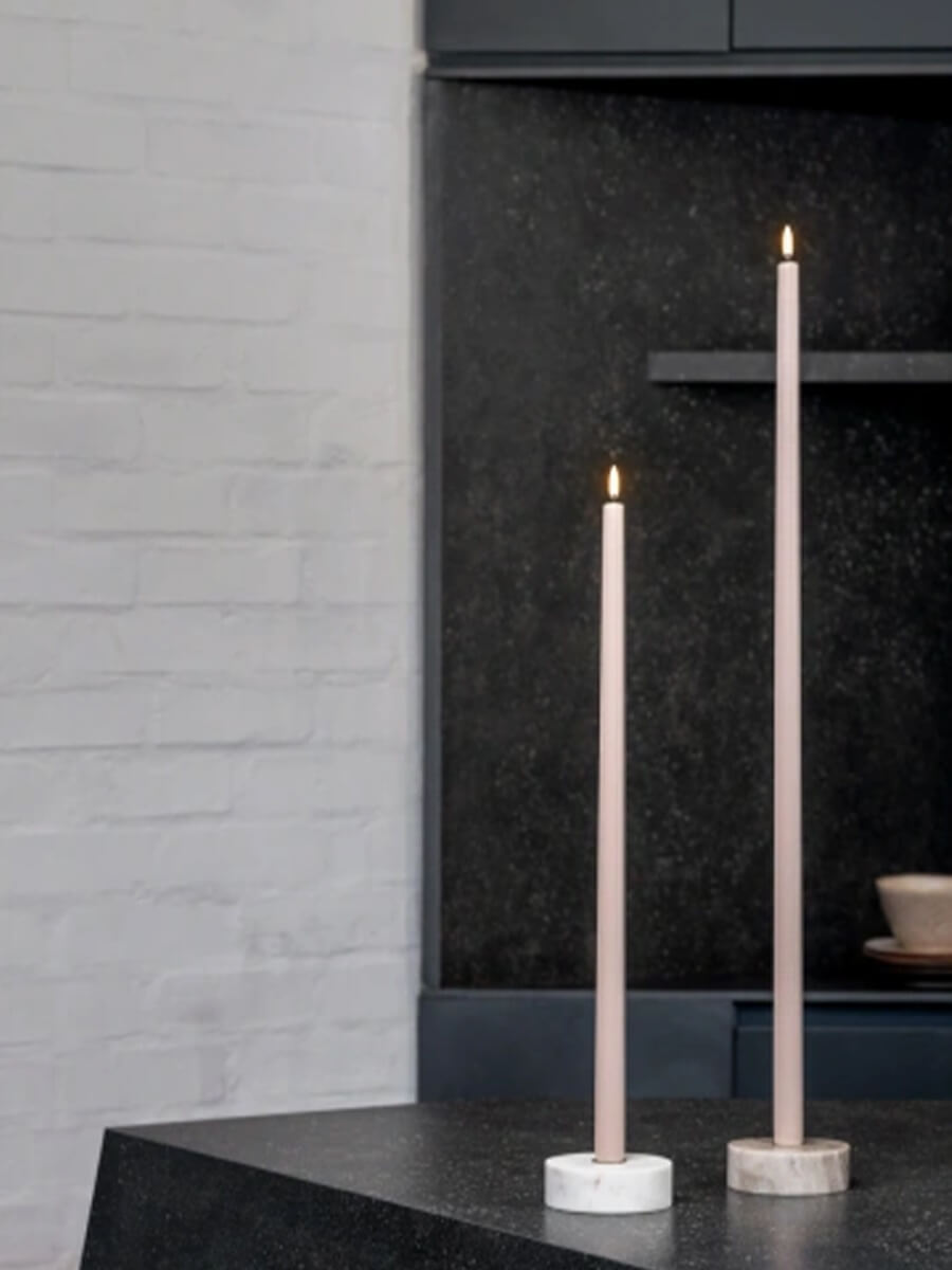UYUNI LIGHTING
Marble Round Candleholder - White