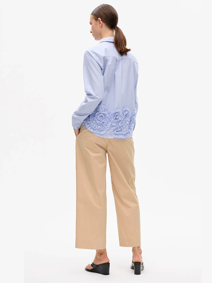 BAUM UND PFERDGARTEN Mariel Shirt - Blue Heron Stripe