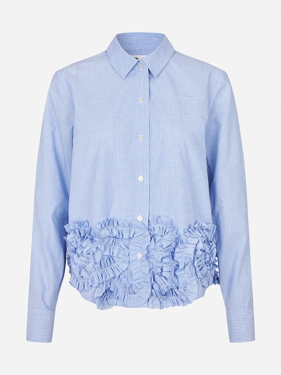 BAUM UND PFERDGARTEN Mariel Shirt - Blue Heron Stripe