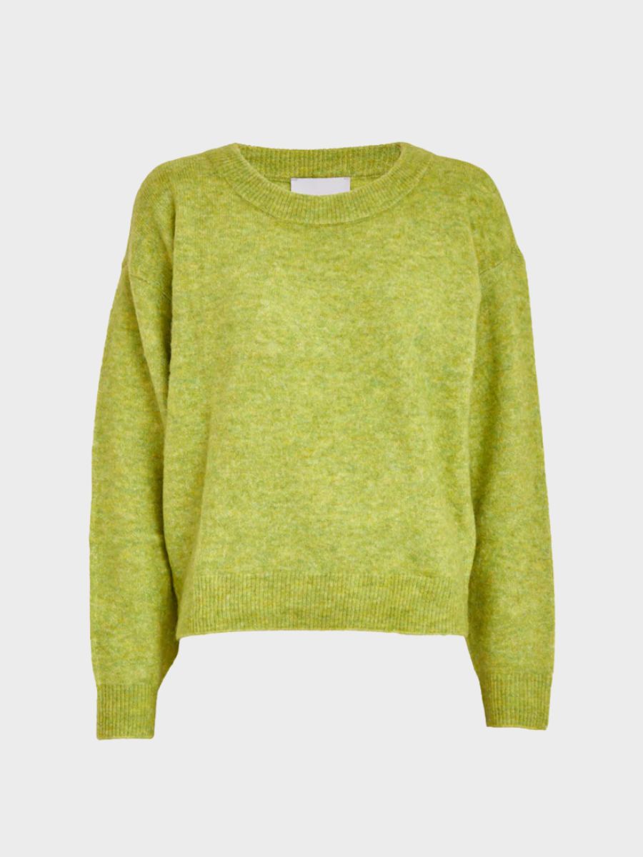 Minus - Marina Knit Pullover - Dark Citrus Melange