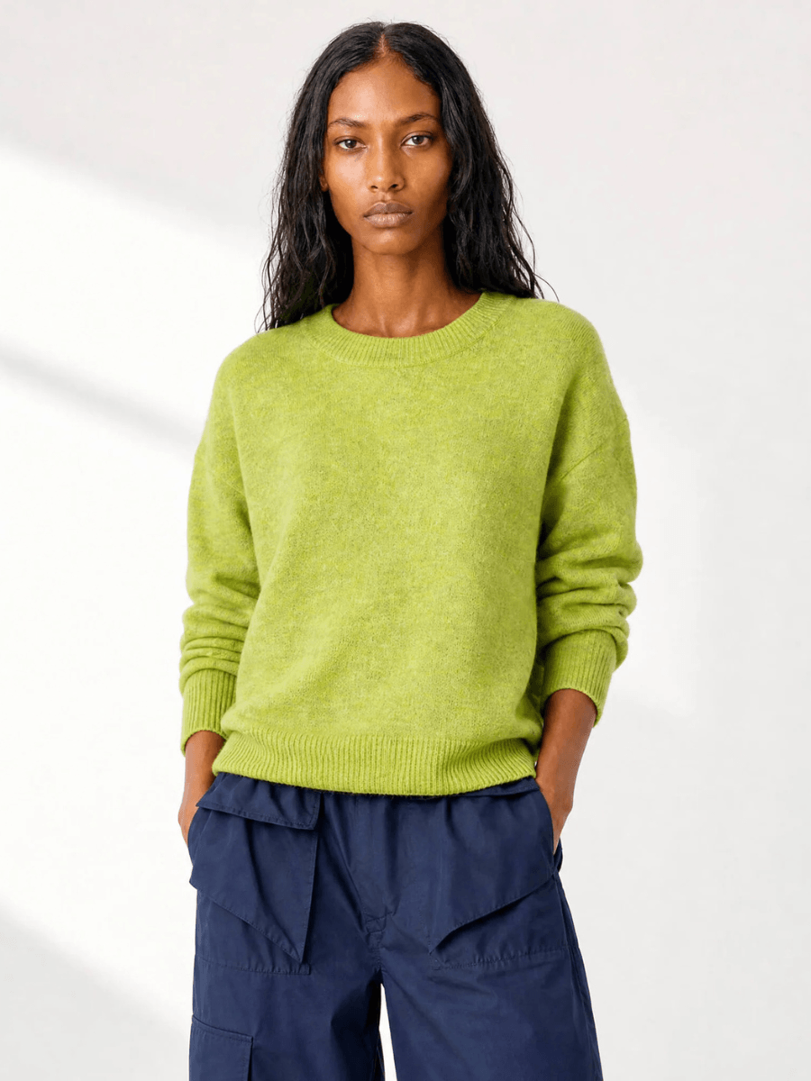 Minus - Marina Knit Pullover - Dark Citrus Melange