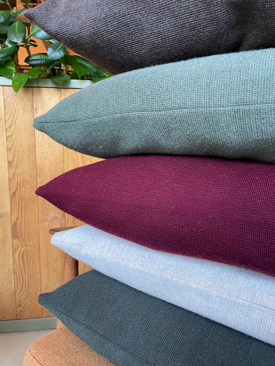 Sibin Merino Pillowcase 50x50 - Burgundy
