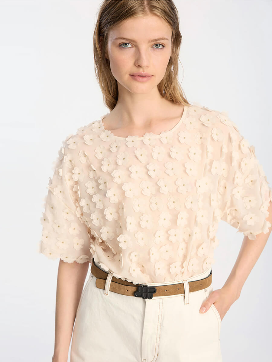 Munthe Bossi Top - Creme
